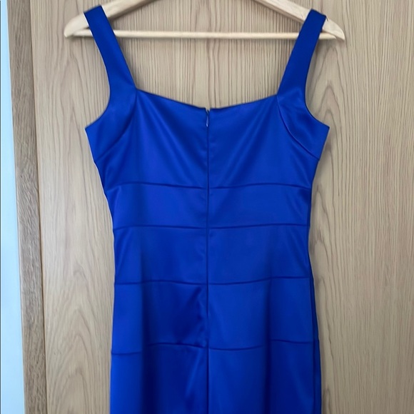 Chic Blue Mini Dress - Picture 3 of 6